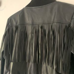 Unique Frilly Bomber Jacket